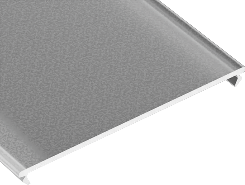 Dangtelis LED profiliui SUPERWIDE PMMA frosted 2 m. ilgis