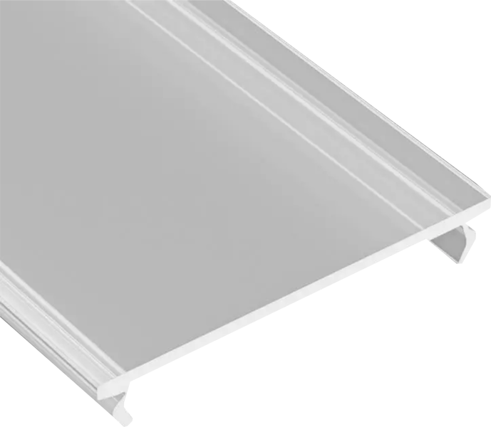 Dangtelis LED profiliui WIDE PMMA frozen 1 m. ilgio