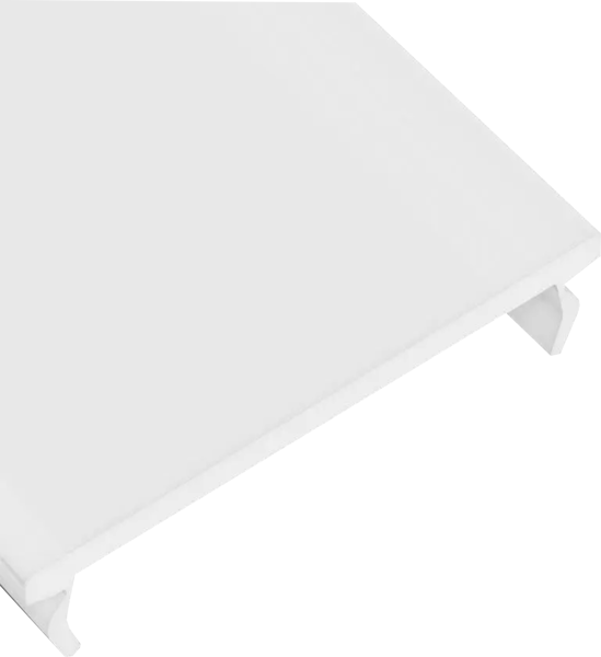 Dangtelis LED profiliui WIDE PMMA milky 2 m. ilgio