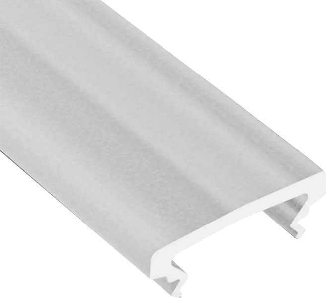 Dangtelis LED profiliui HIGH PMMA milky frosted 1 m. ilgio