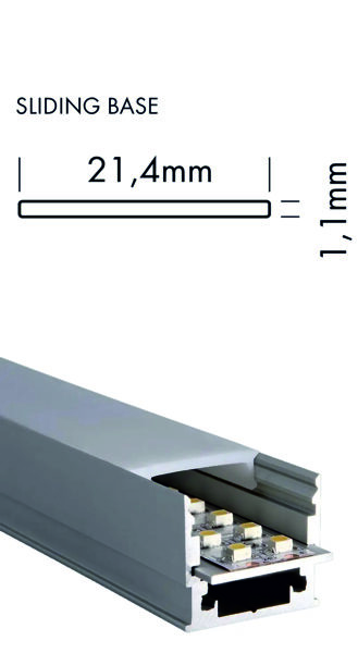 ProLED M-Line led profilio skersinis (užsakoma individualiai)