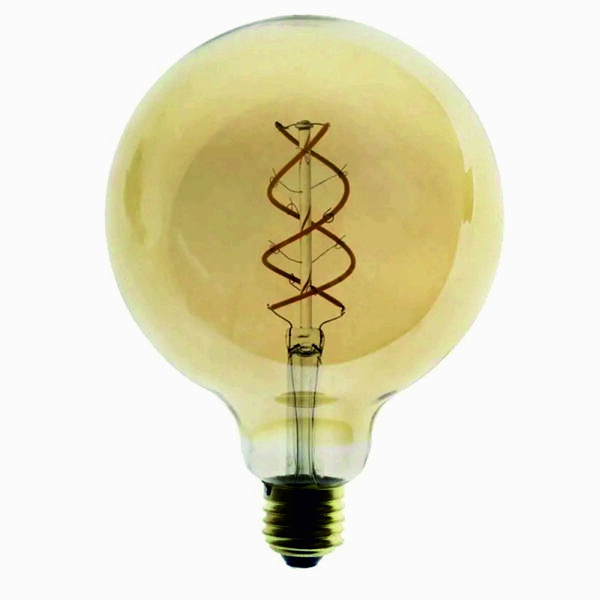 5W E27 LED  Vintage Curved GOLD G125