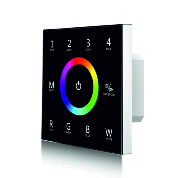 4 zonų sensorinis RGBW LED valdiklis T14B