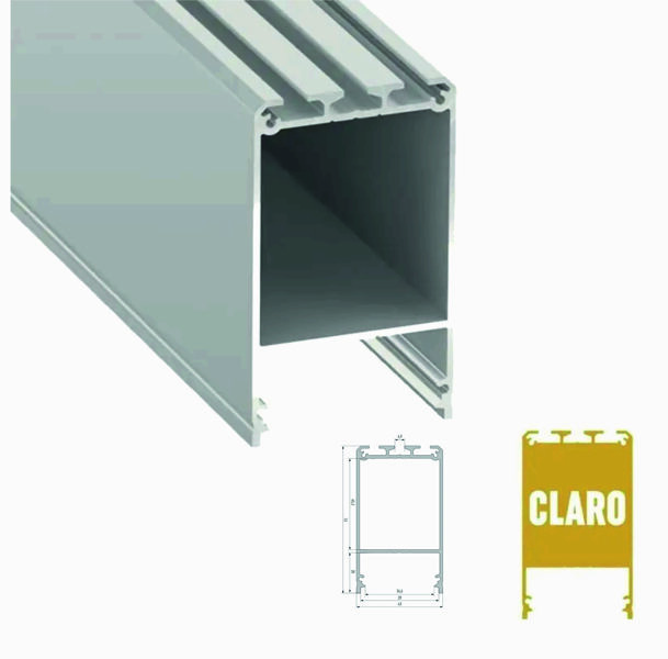 Pakabinamas LED profilis CLARO 2 m. ilgio