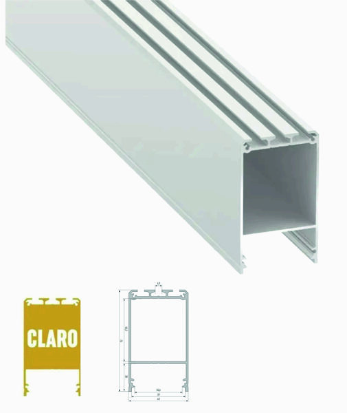 Pakabinamas LED profilis CLARO WHITE 2 m. ilgio